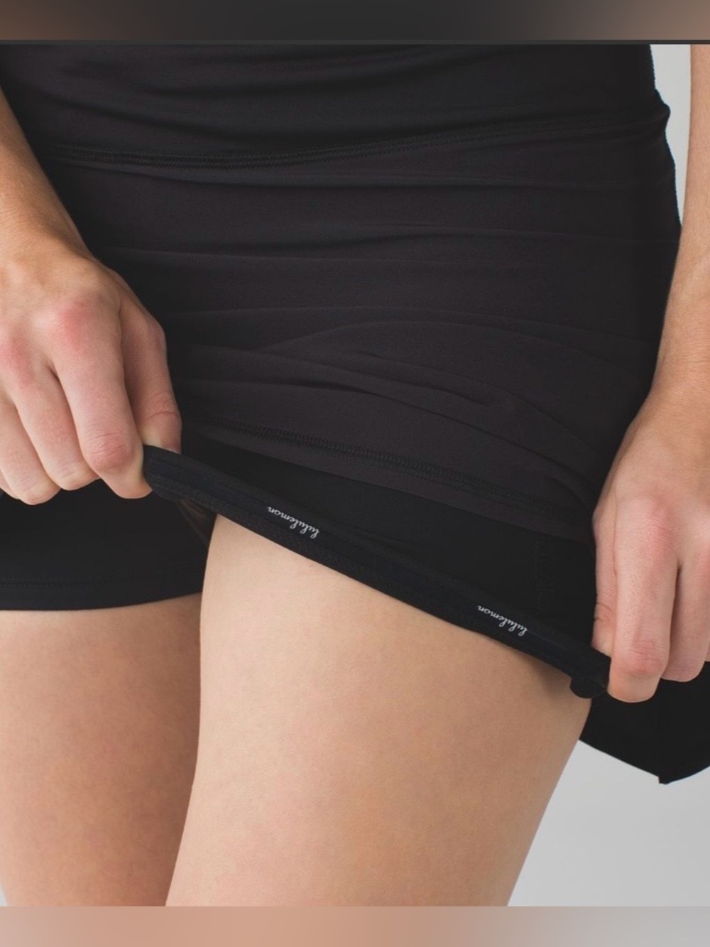 lululemon athletica Black Tiered Pleated Skort - Picture 3 of 10